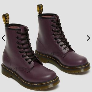 Purple 1460 Dr. Martens 8-eye boot. Only worn twice. Box not included.